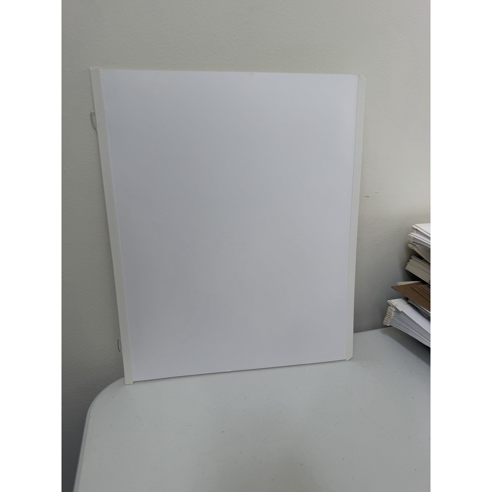 Creative Memories 8.5x11 White Scrapbook Refill Pages 17 Sheets 34 Pages New